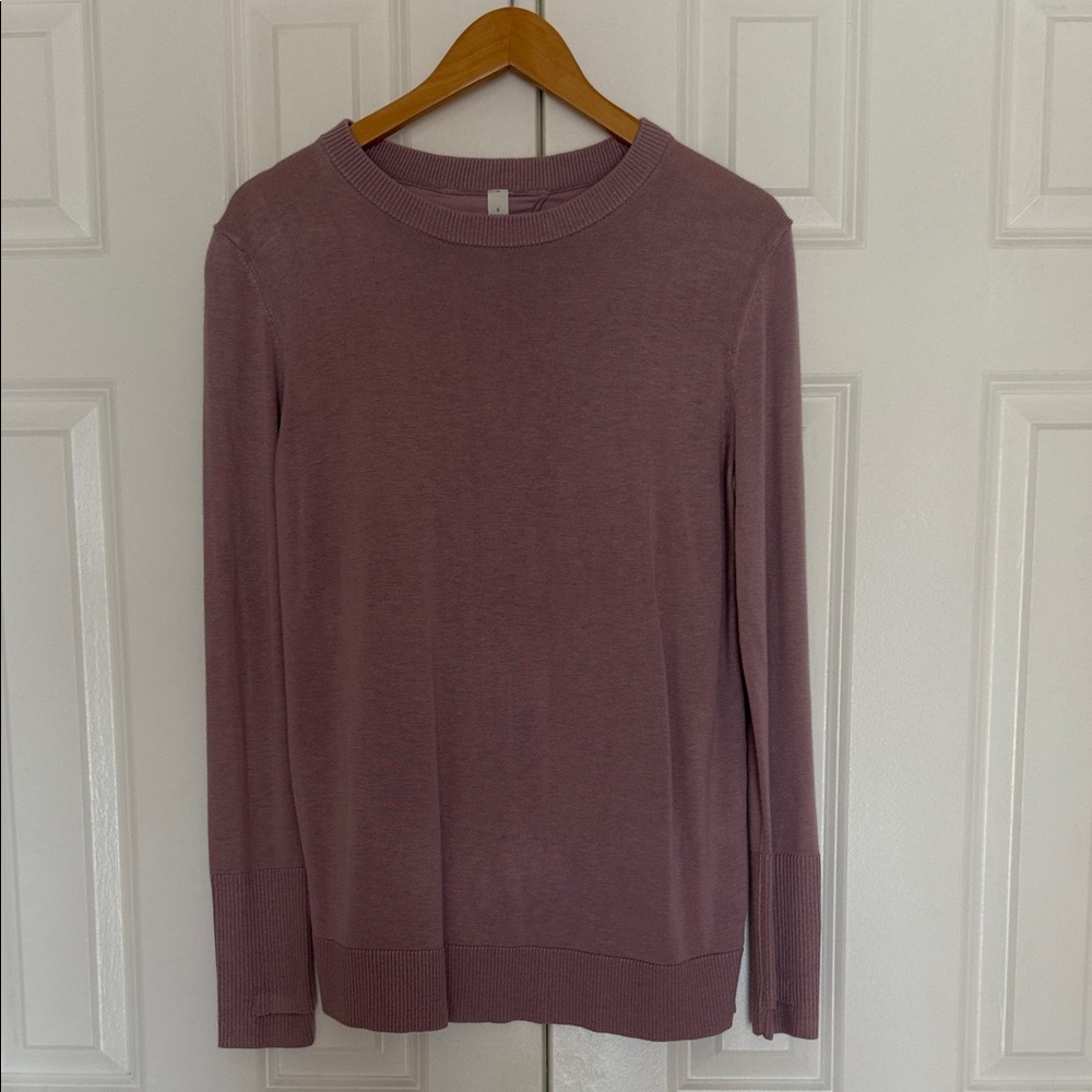 lululemon athletica Lilac Crew Neck Sweater